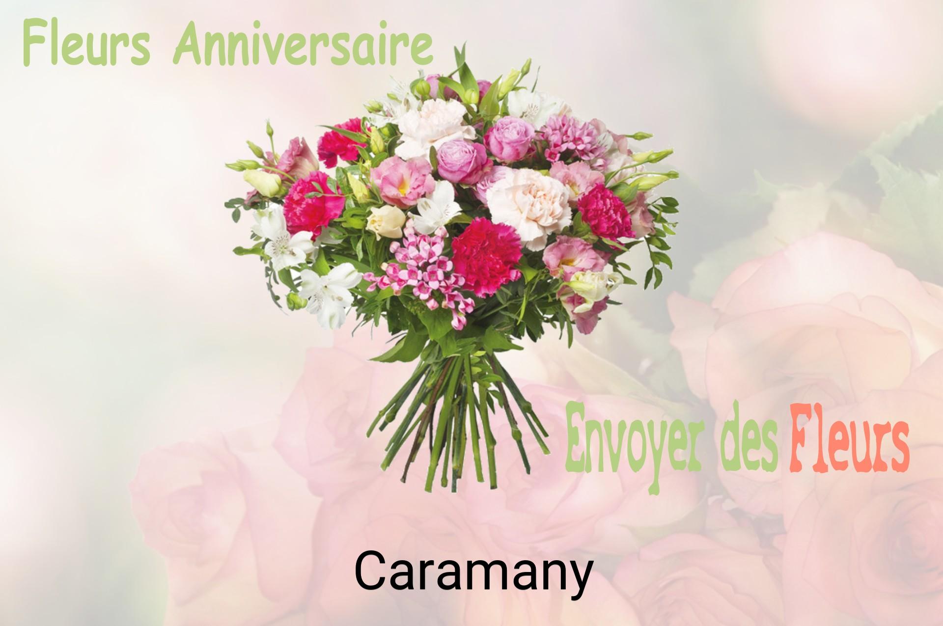 Bouquet de fleurs d’anniversaire livré à Caramany